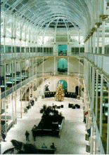 Main hall of the Royal Scottish Museum.