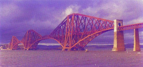 The Forth Rail Bridge.