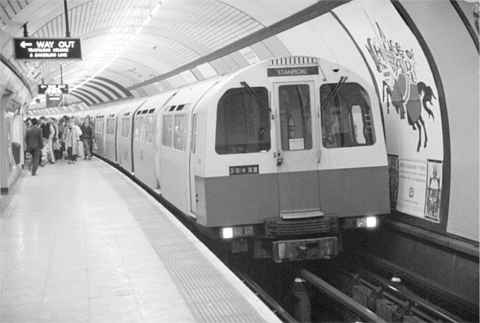 London Underground Tube Train. Experimental Tube Train