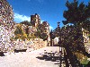 Larger photo of entrance to castle