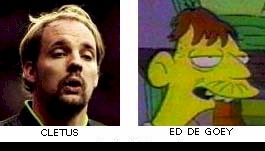 Ed De Goey - He looks like a porn star.........