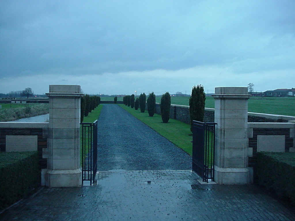 Gates of Bedford House Bristish Cemetery
