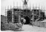 Memin Gate during construction