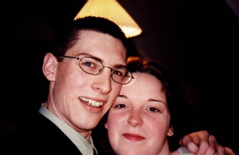 The adoring couple together for a photo taken by me! Taken shortly before we went out for a very nice meal! Yummy! And yes the meal was good too!