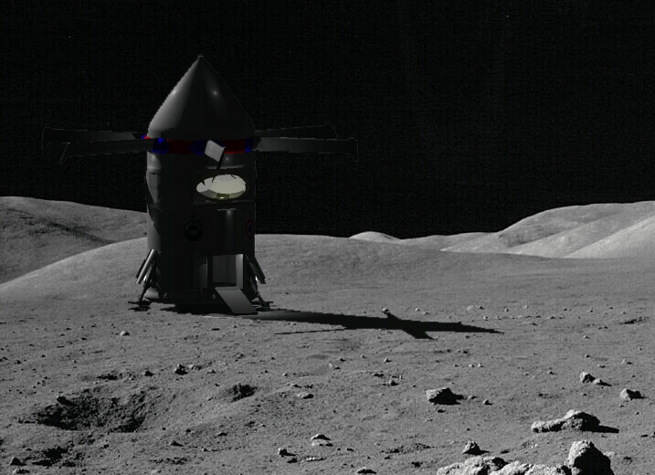 Roton landed on the moon