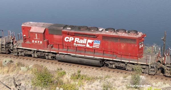 CP SD40-2 #5478 - August 2004