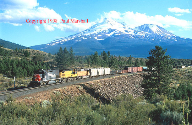 SD40T-2 at Cougar Aug 1998