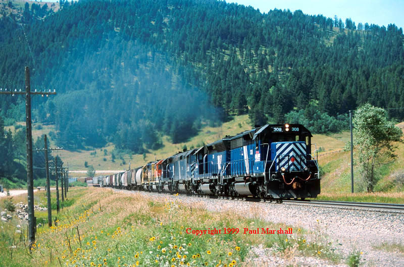 SD45-2 near West End Aug 1999