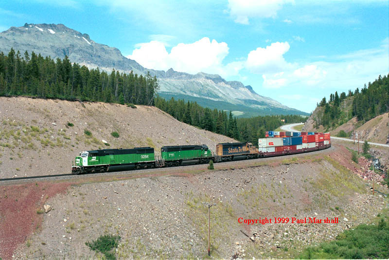 SD60M at Glacier Aug 1999