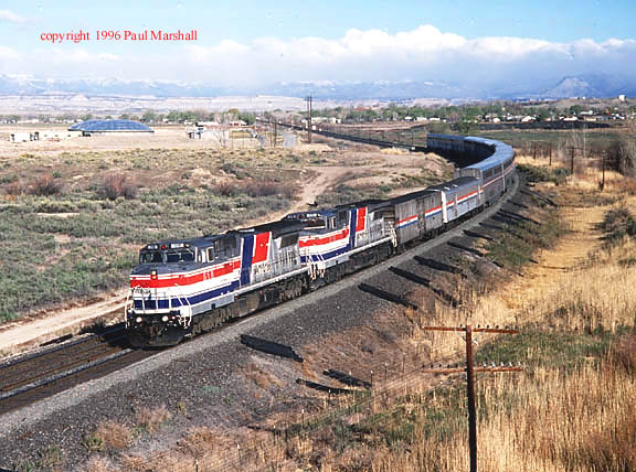 Amtrak beyond Price April 1996