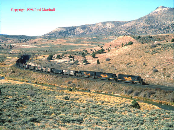 SD40T-2 near Colton Oct 1996