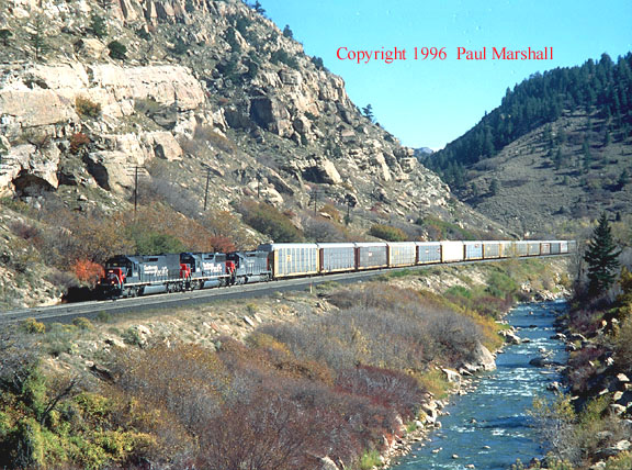 SD45T-2 Price River Canyon Oct 1996