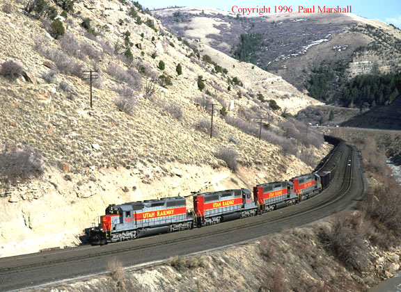 Utah Railway Price River April 1996