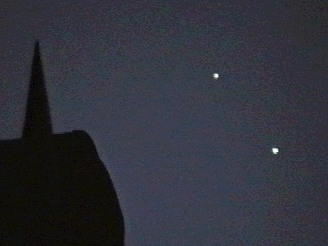Venus and Jupiter near Conjunction 22nd Feb 1999