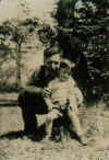 George Brewin (b.1921) with son Graham (aged 5)