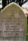 Grave of Betsy Tilson. Daughter of Thomas and Mary Brewin