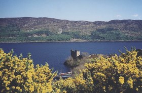 Castle Urquhart Loch Ness see Nessie