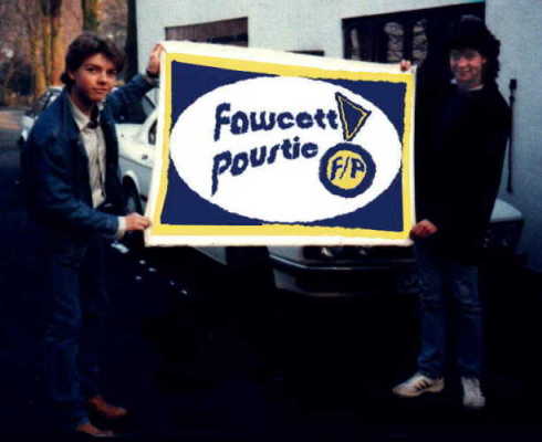 Fresh faced 17 year olds about to hoist the flag !