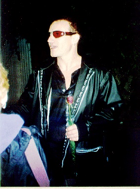 Bono outside Lansdowne Road: 31/8/97