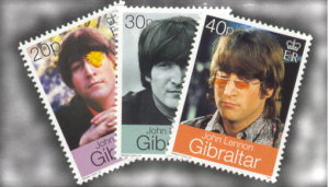 John and Yoko Wedding Anniversary Stamps