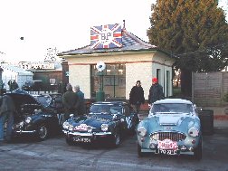 Triumph and Big Healey