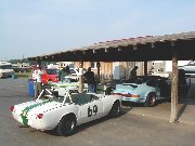 Scrutineering bay at Summit Point