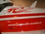 Patrouille Suisse 40th anniversary markings