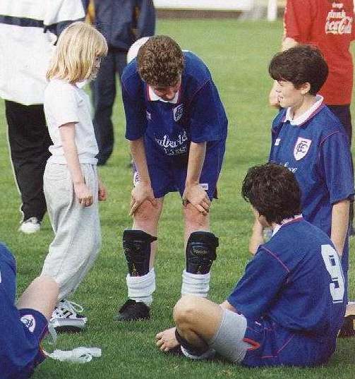 Chris, Hum and Booker cooling down at Telford