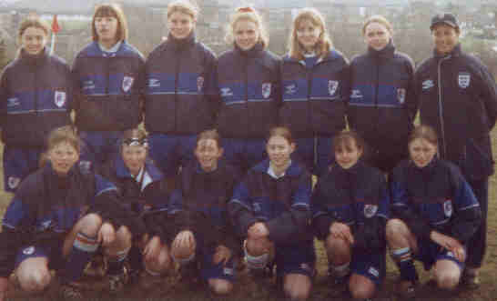 U16 Squad with Hope powell