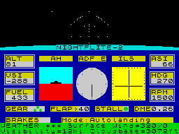 NIGHTFLITE II screen