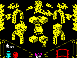 KNIGHT LORE screen