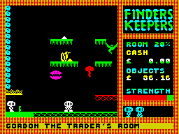 FINDERS KEEPERS screen