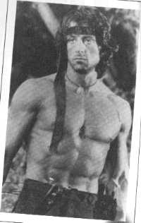 Stallone as Rambo