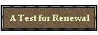 A Test for Renewal