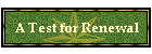 A Test for Renewal