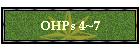 OHPs 4~7