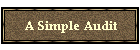 A Simple Audit