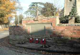 The restored War Memorial