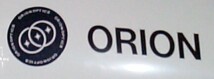 The Orion Logo on the tube. ( Not the US Orion company ! )