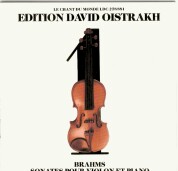 Oistrakh plays Brahms's violin sonatas on Chant du Monde