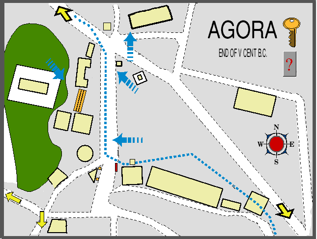 Map of the Agora