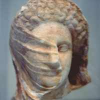 Veiled woman in the Metropolitan Museum