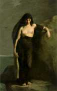 popular but highly romanticised 19th century impression of Sappho