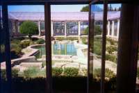 The peristyle of the Roman villa at Casale