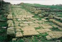 Ancient road at Morgantina