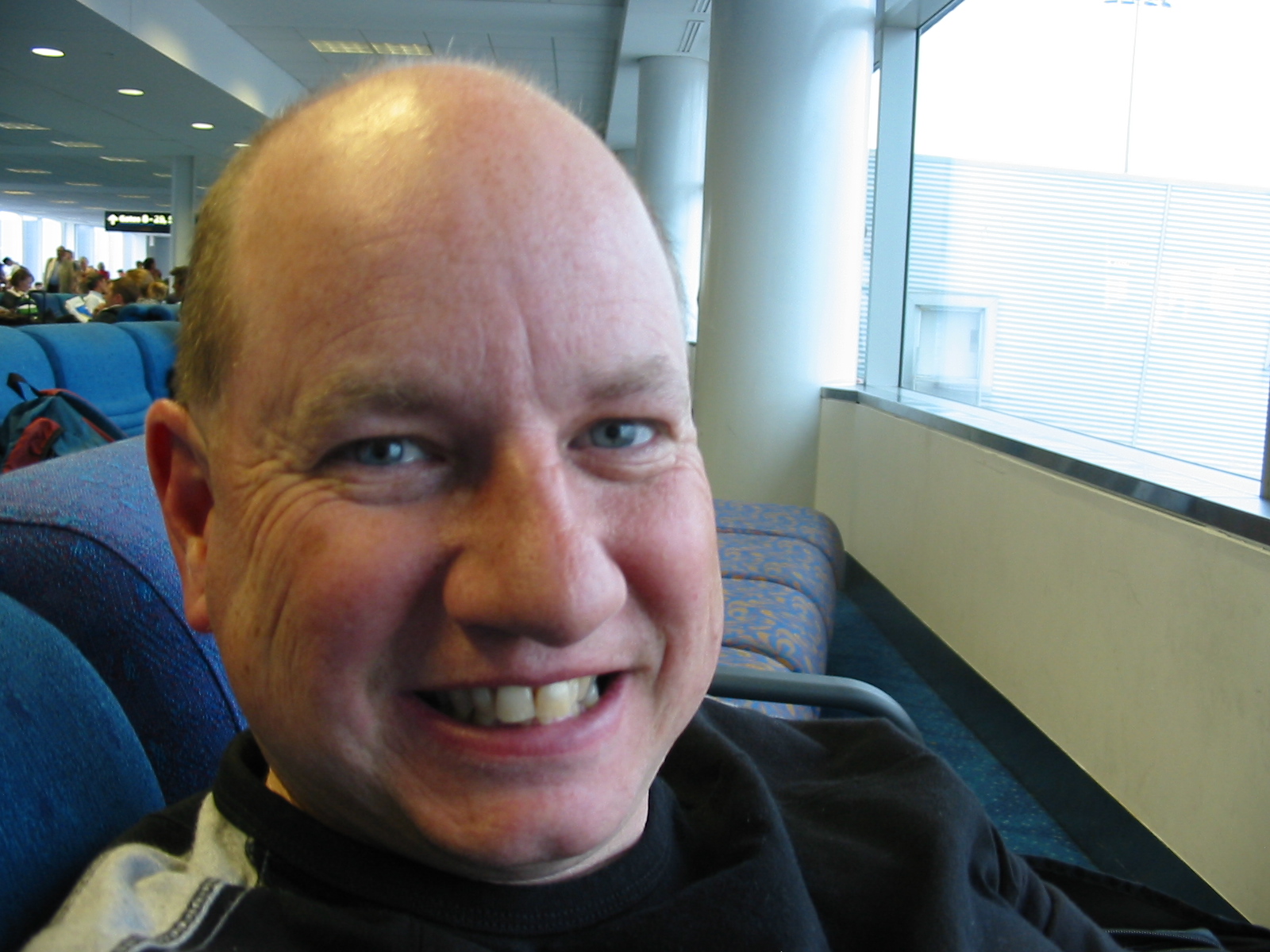 At Heathrow airport, off to Oz