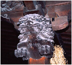 A lion Gargoyle at Toshogu Shrine