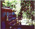 A view of the side of Gokoku Shrine.