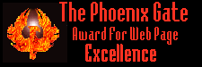 The Phoenix Gate award for Web Excellence