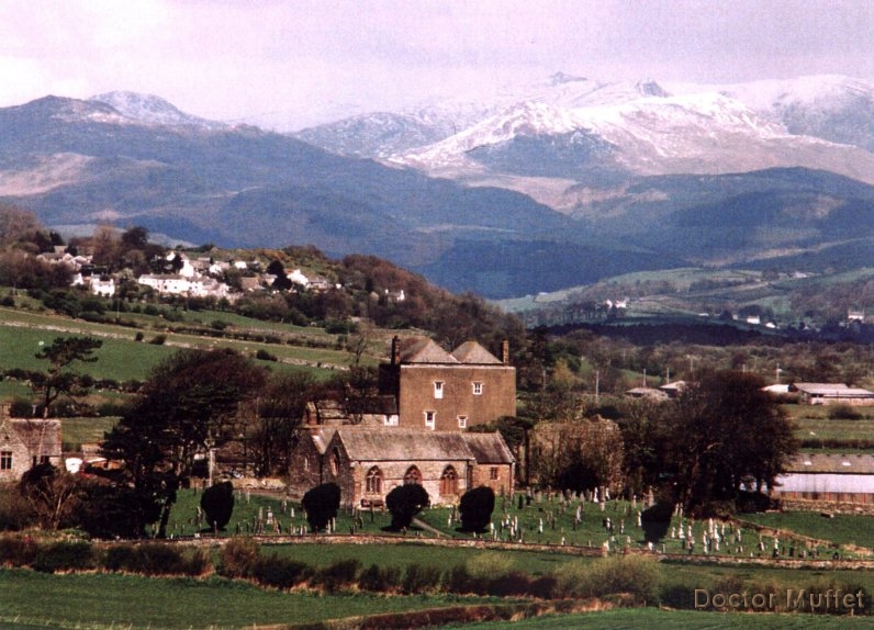  Holy Trinity Church and Millom Castle looking North East